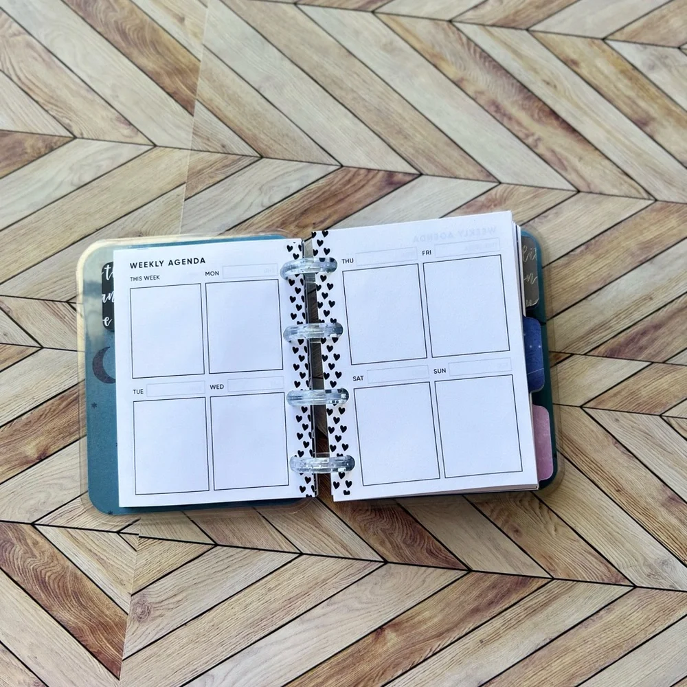 Happy planner micro notes undated monthly and weekly layout never stop looking u